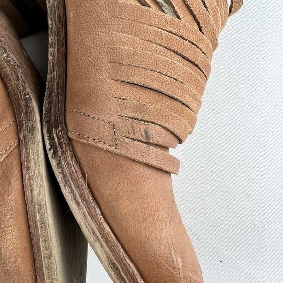 Free People  Women's Lost Valley Tan Ankle Boots Size EU 40/US 9.5 - Picture 8 of 12